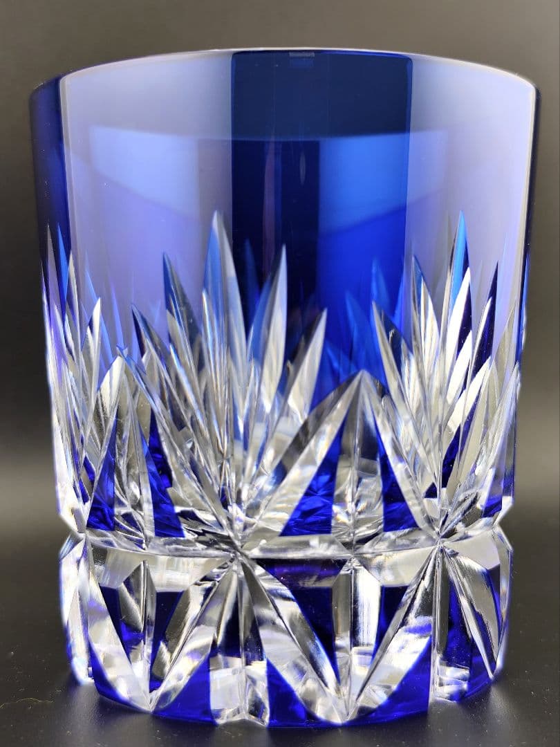 ☆未使用品☆HOYA 最高級ロックグラス（切子、江戸切子、薩摩切子）