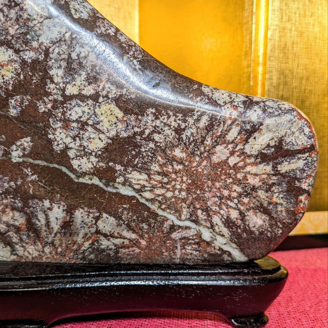 【Gojyo】菊花石 岐阜県根尾谷産5.2㌔ 鑑賞石 観賞石 水石 盆石