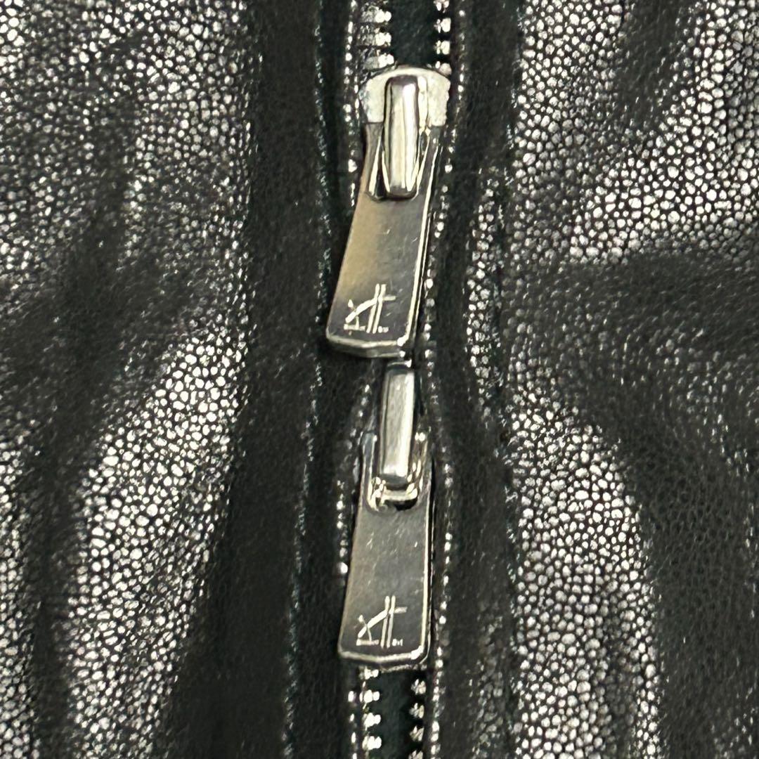 Moore様　美品】 Cathy Jane シュリンク加工やぎ革レザージャ