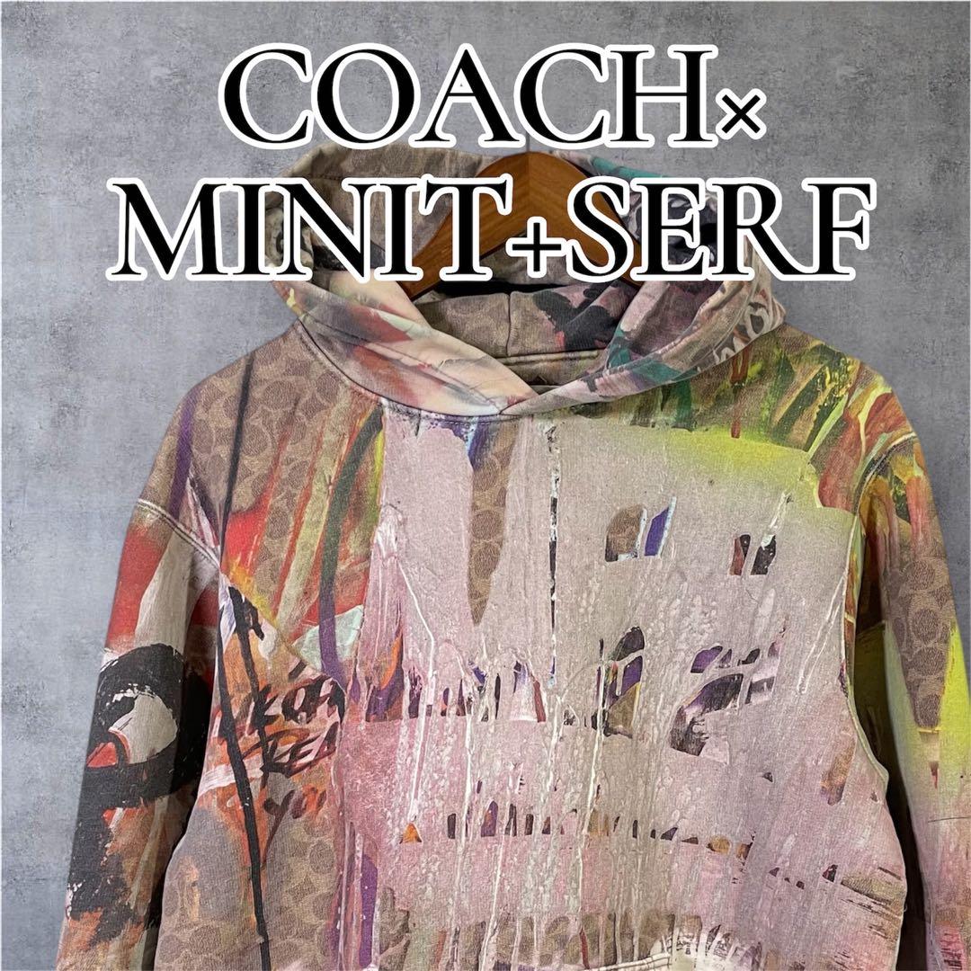 #*モ様 COACH x MINIT+SERF アートプリント パーカー S