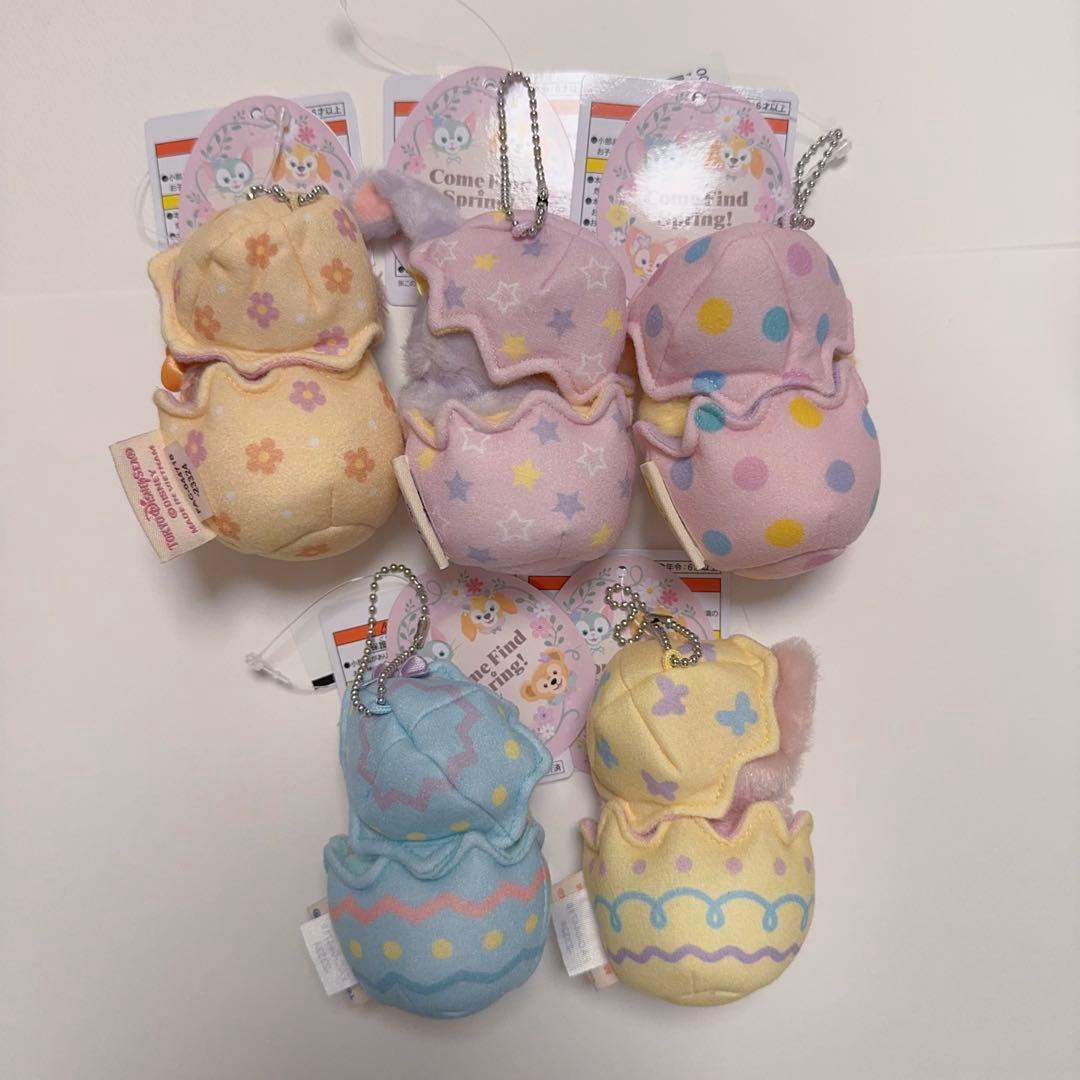 カムファインドスプリング ダッフィー ぬいぐるみチャーム ディズニー 5体セット