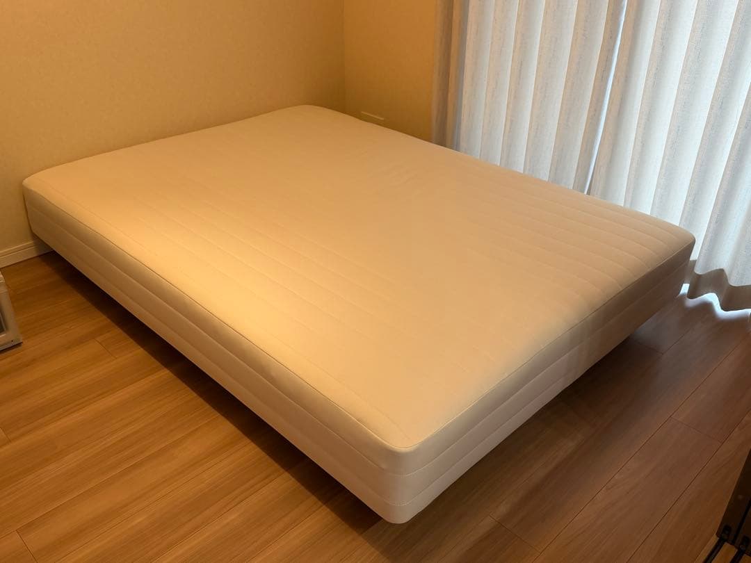 ル*ィ様 無印良品　脚付マットレス　ポケットコイル　ダブル　送料込　美品