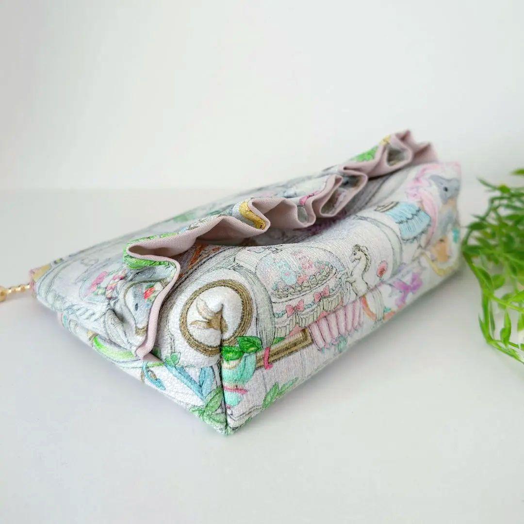 yu〜 ハンドメイド 22fabric ティッシュポーチ①・がま口③ 4点