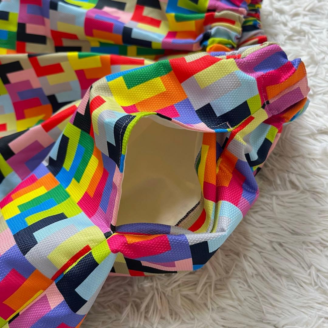 極美品 コムデギャルソン 24SS ワイドパンツ カラフル マルチカラー