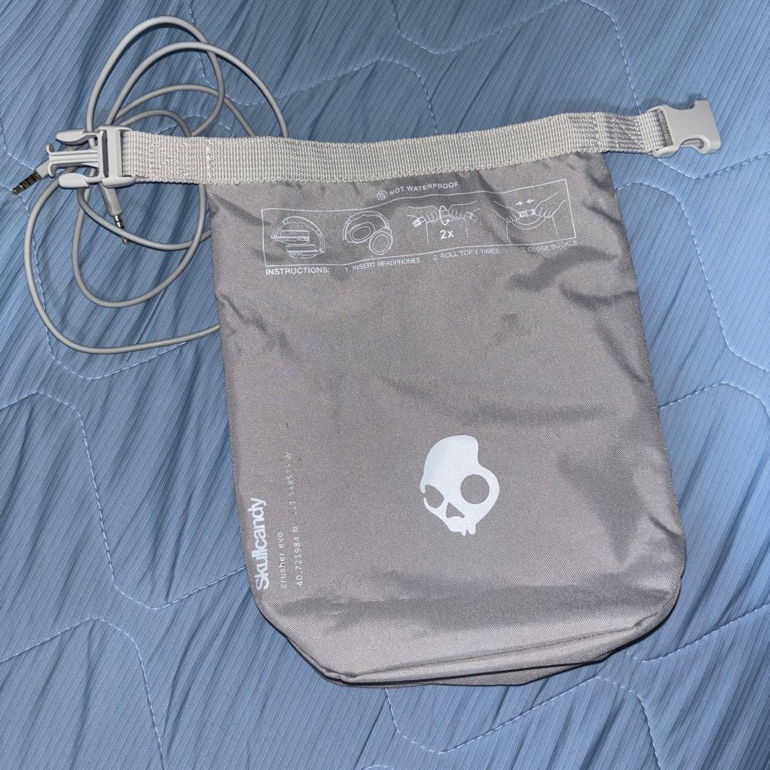 Skullcandy Crusher Evoワイヤレスヘッドホン ホワイト