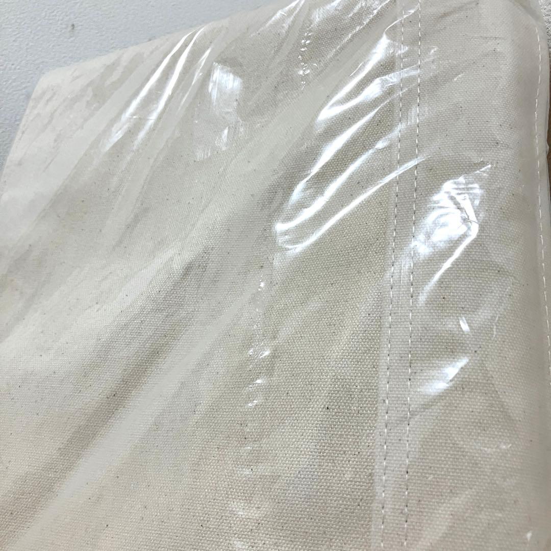 【廃盤】【新品未使用】無印良品 持ち手付帆布　長方形バスケット 大 2個セット