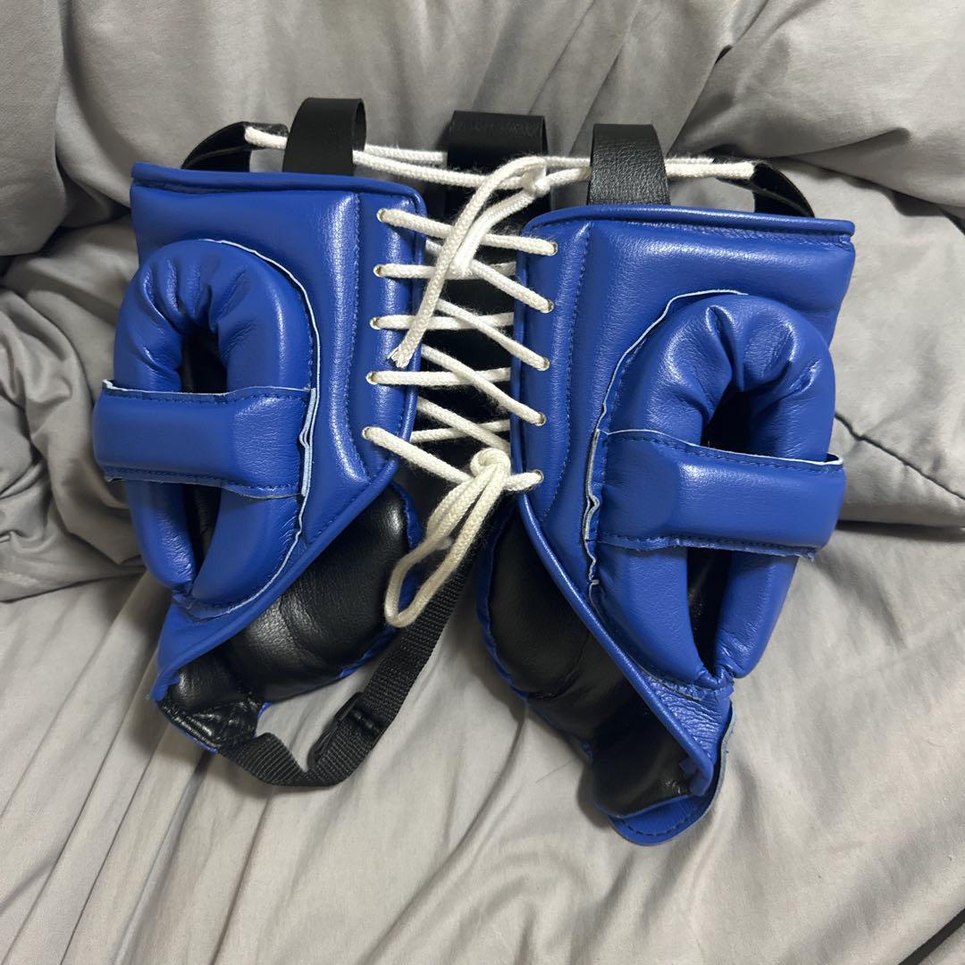 ほぼ未使用 Winning ヘッドギア 青 Mサイズ FG-2900