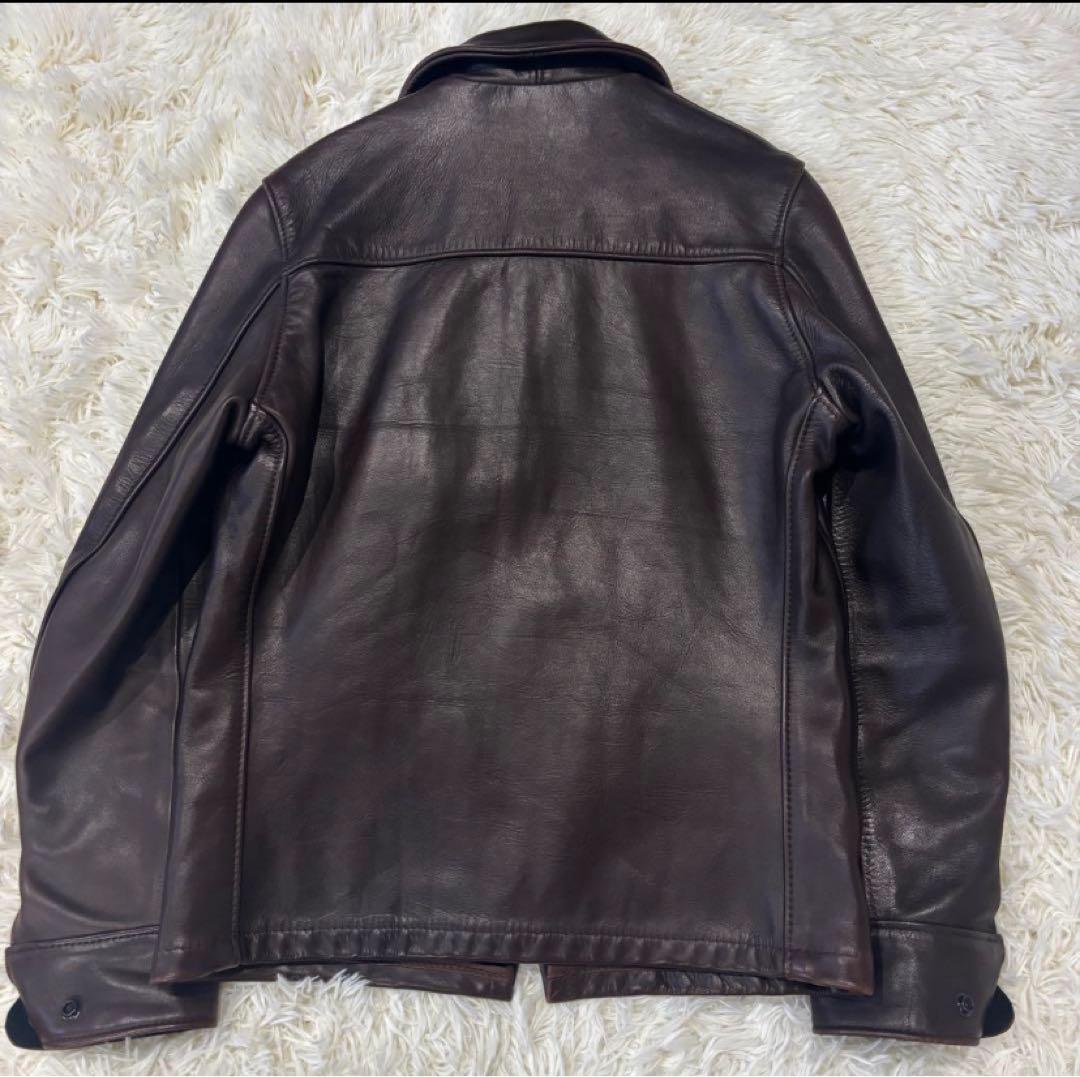 【美品】ショット ユナイテッドアローズ別注 シングルライダース ジャケット 36