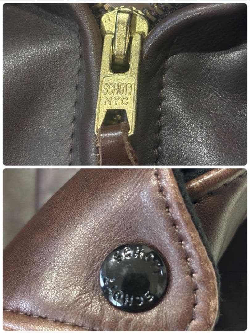 【美品】ショット ユナイテッドアローズ別注 シングルライダース ジャケット 36