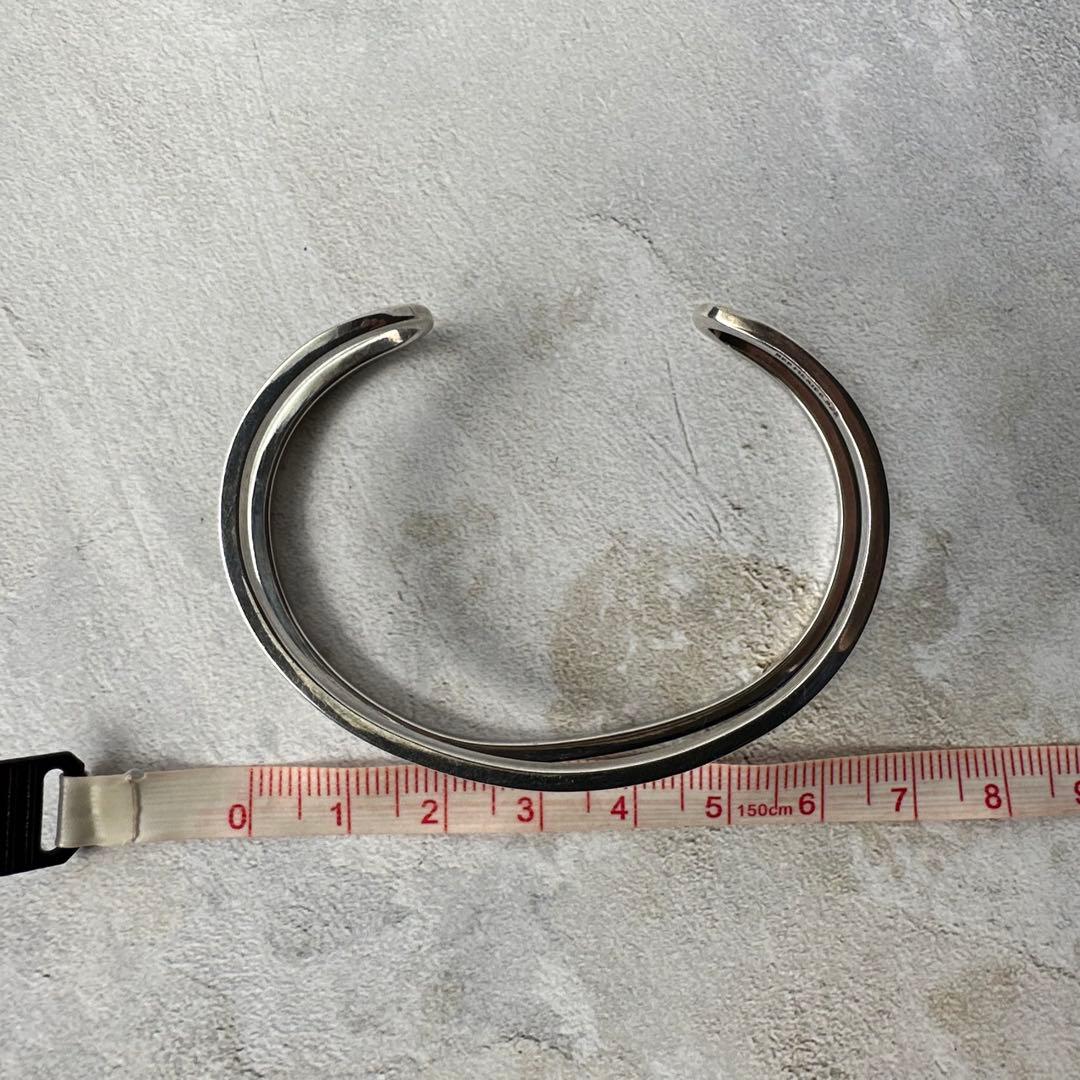 ヴィンテージ ラインモダニストカフブレスレット シルバー925 メキシコ製