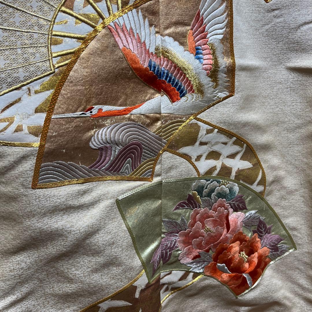 打掛　色打掛　西陣織　金地