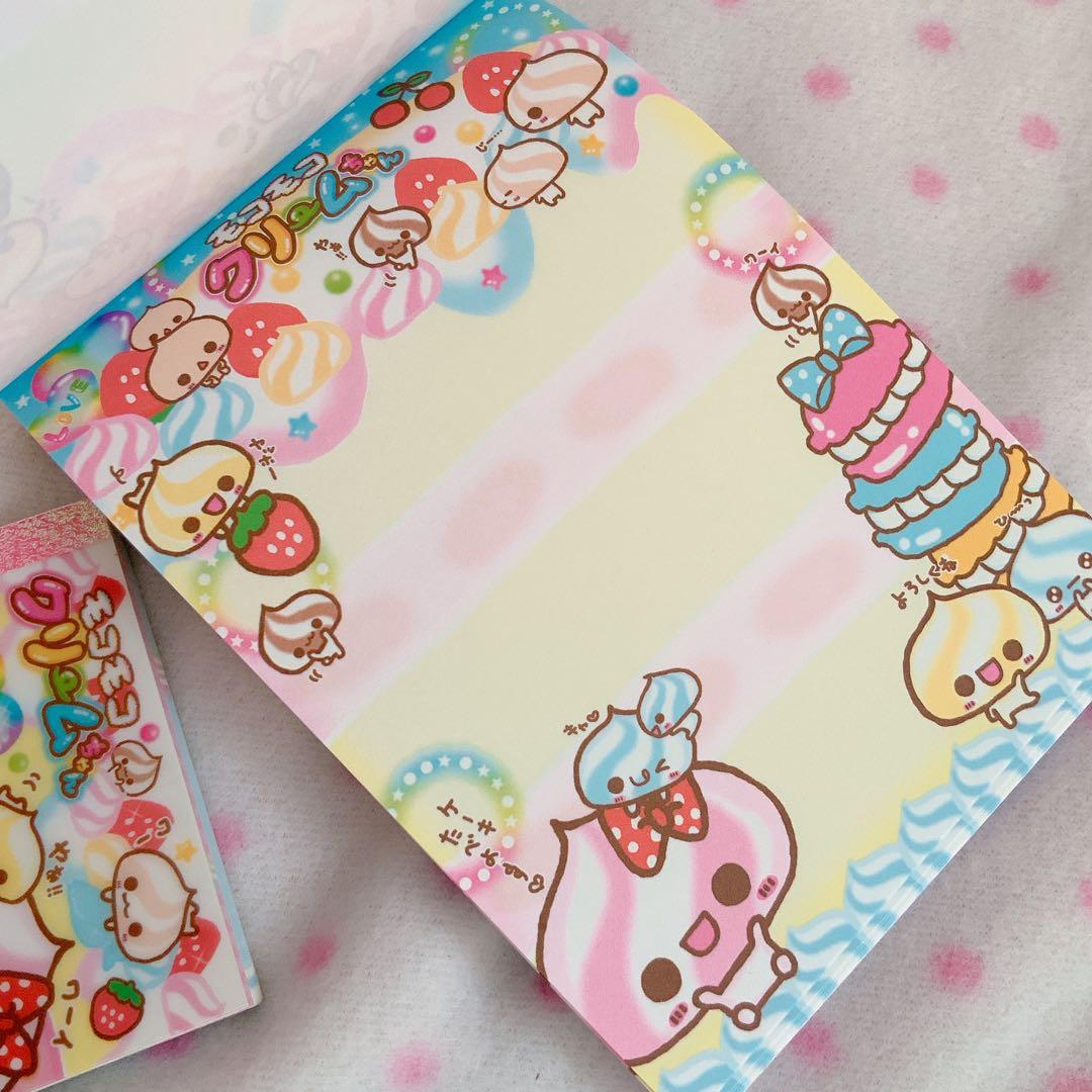 平成レトロ　モコモコクリームちゃん　メモ帳　セット　まとめ売り