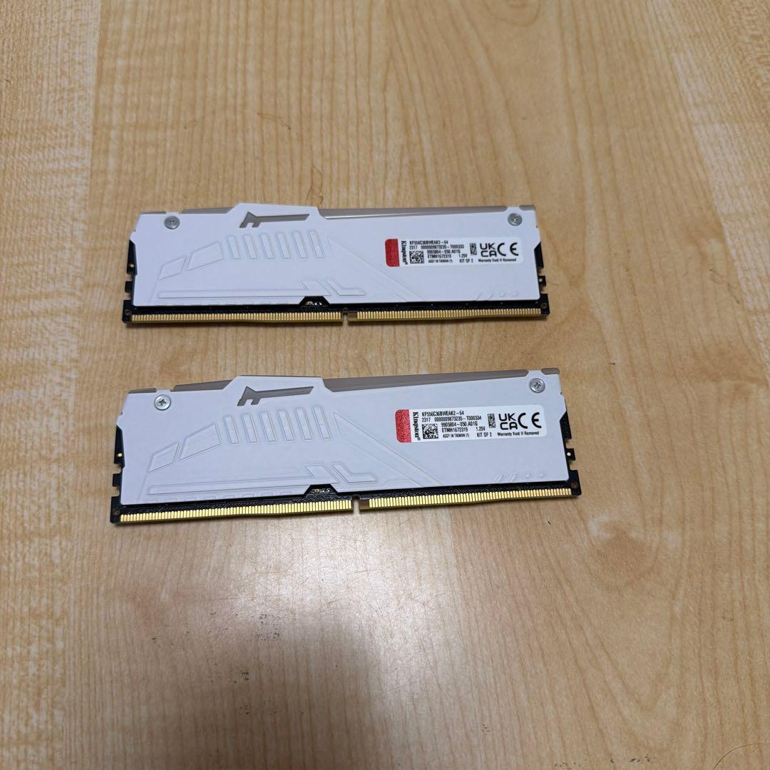 KINGSTON DDR5 5600MT/s 32GB 2枚セット(64GB)