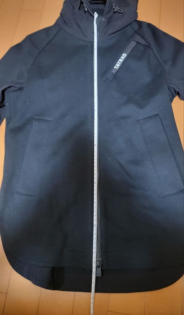 TATRAS 【タトラス】ブラック ジャケット　ジップアップパーカー　春秋