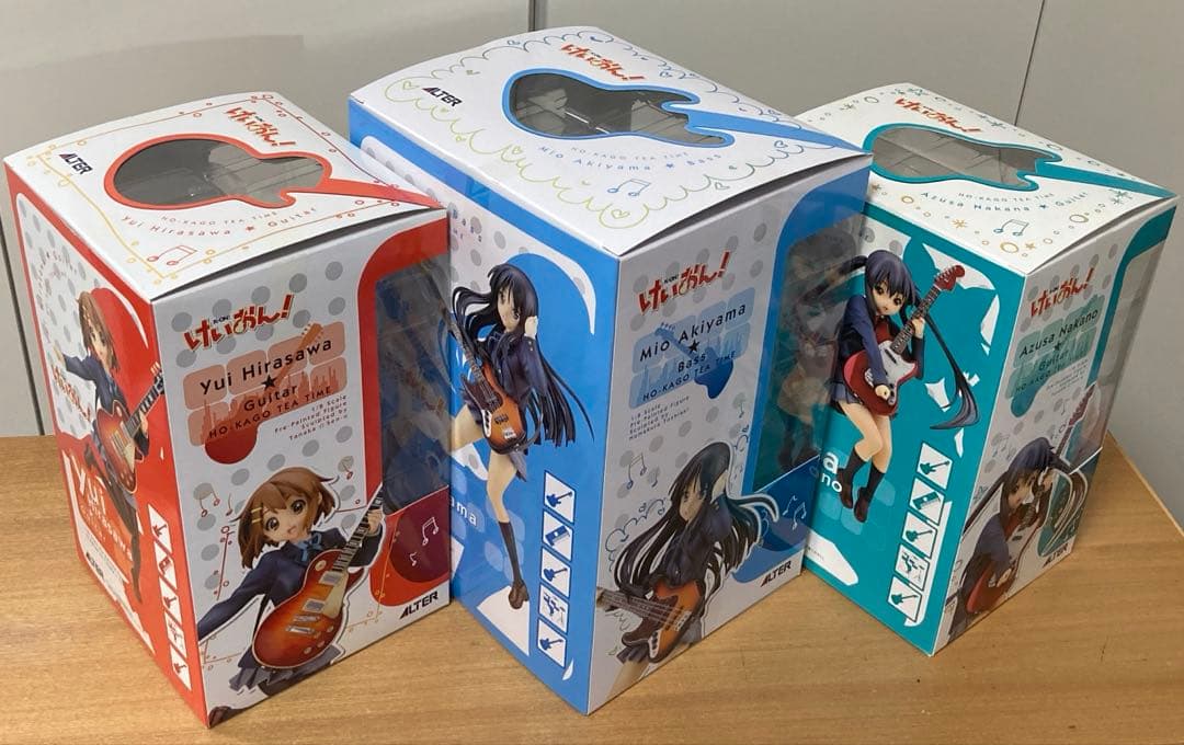 【美品、一部難あり】アルター／けいおん！1/8スケールフィギュア5体セット