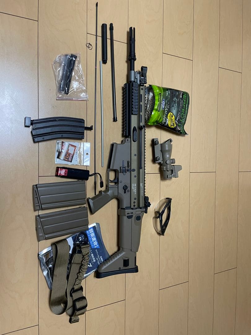 東京マルイSCAR-H次世代電動ガン　サバゲーセット