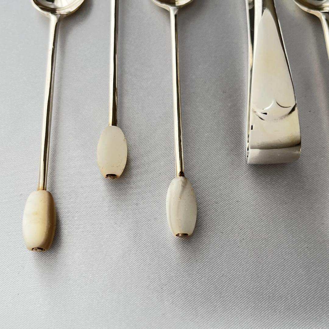 【英国】【白蝶貝】アフタヌーンティーカトラリーセット 専用ケース