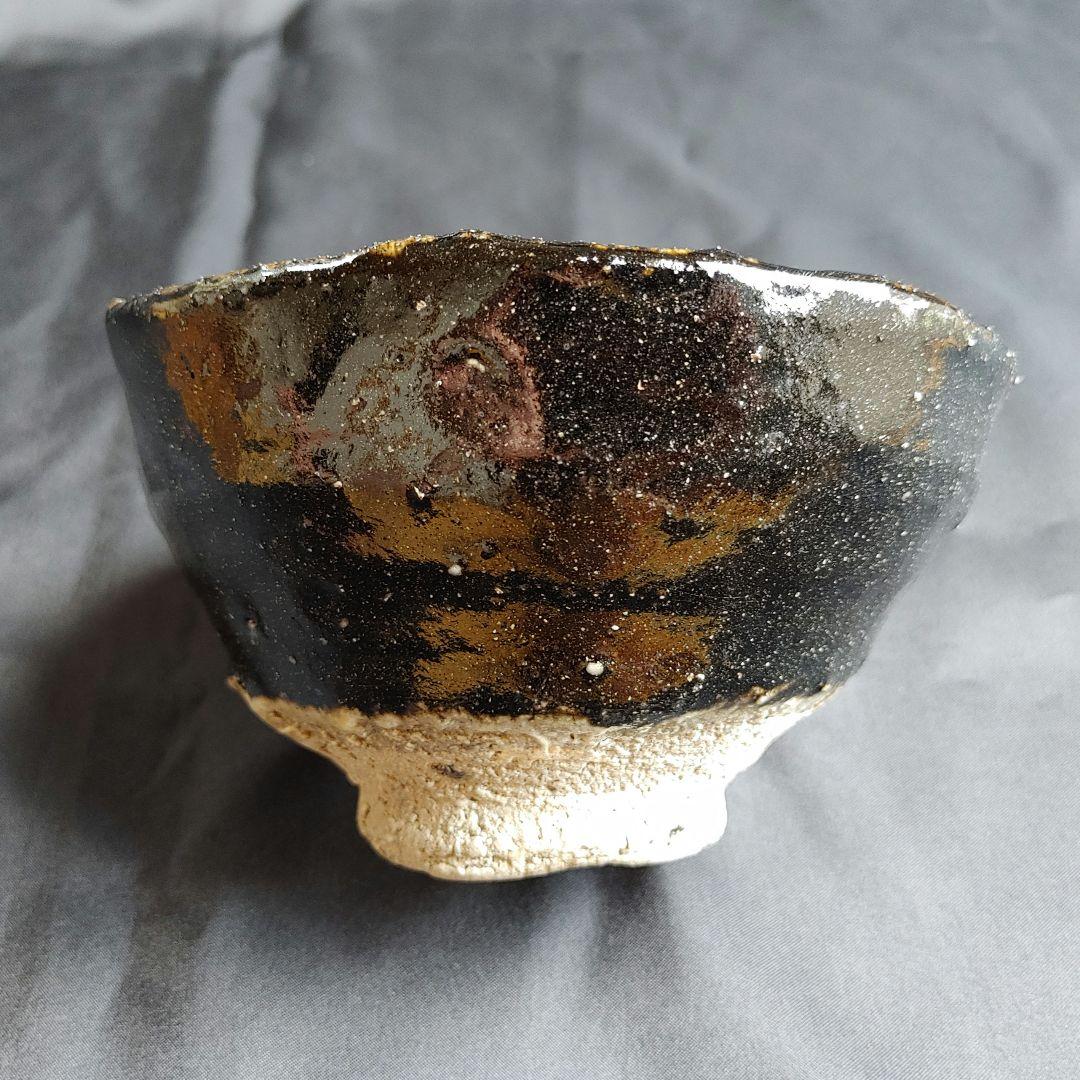 鯉江良二 引出黒茶碗　KOIE Ryoji tea bowl