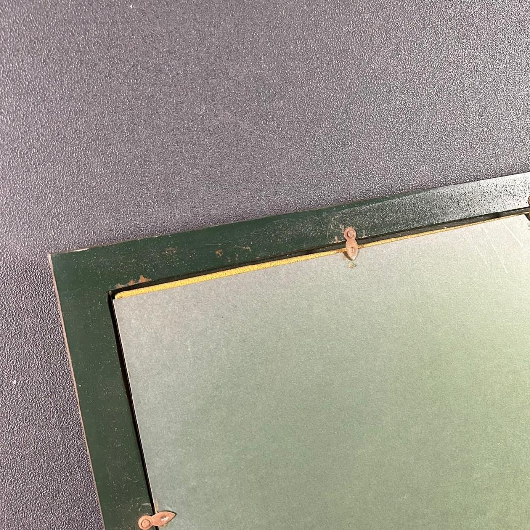 吉田遠志「姫路城」木版画 直筆サイン入り 1973年 木彫細工額装 吉田博の長男