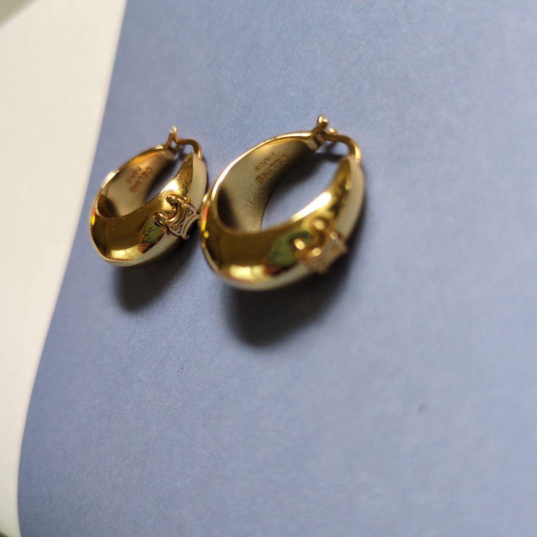 ゴールド フープピアス