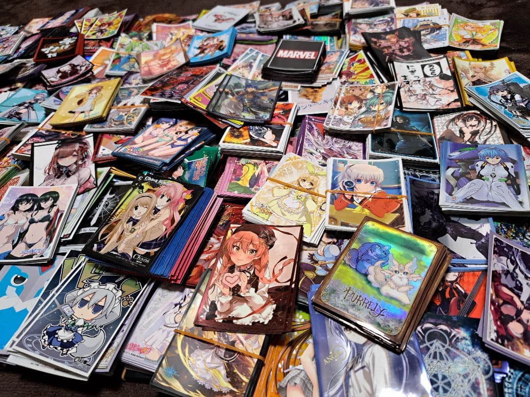 キャラスリーブ まとめ 大量 超大量 無地なし スリーブ カードプロテクター