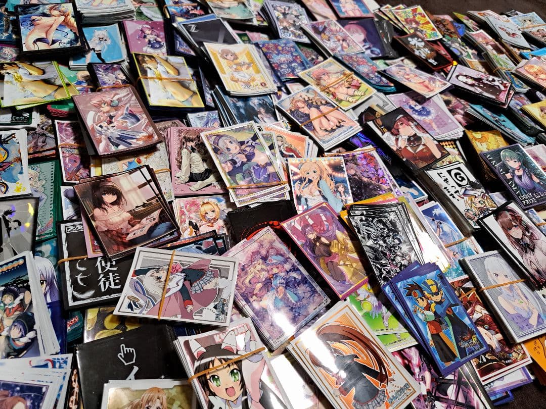 キャラスリーブ まとめ 大量 超大量 無地なし スリーブ カードプロテクター