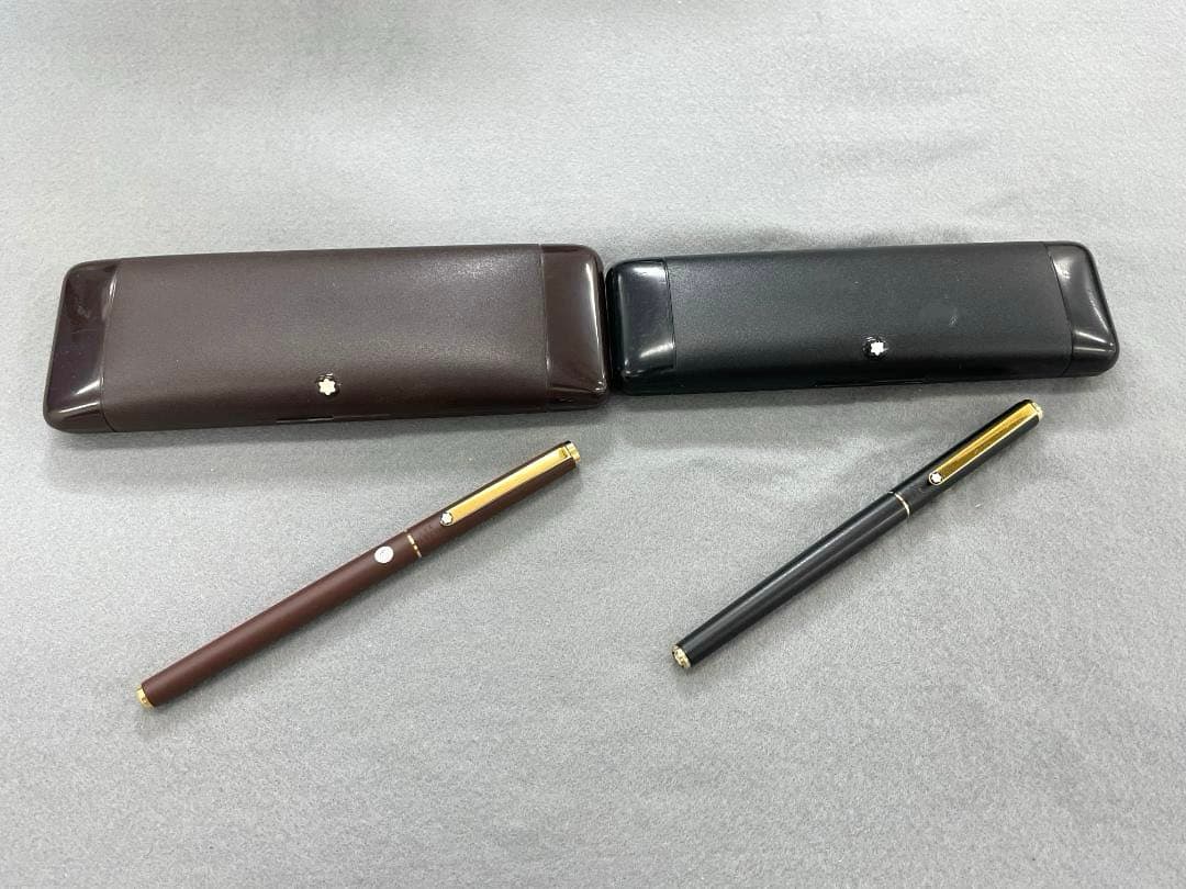 モンブラン　MONTBLANC Ｓライン　万年筆　ブラウン・ブラック　セット