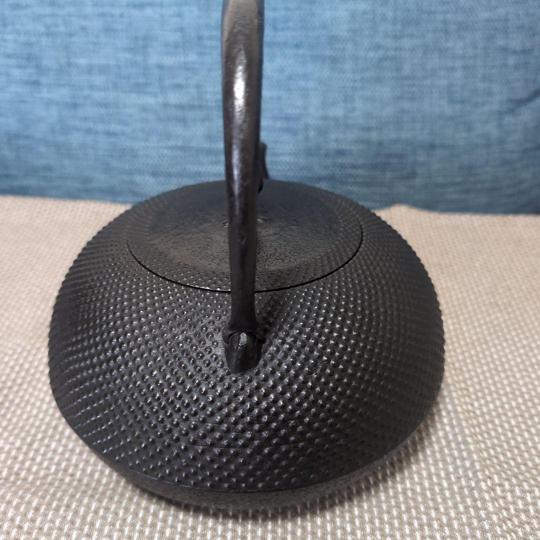 釜定　鉄瓶　新珠　あられ　南部鉄器