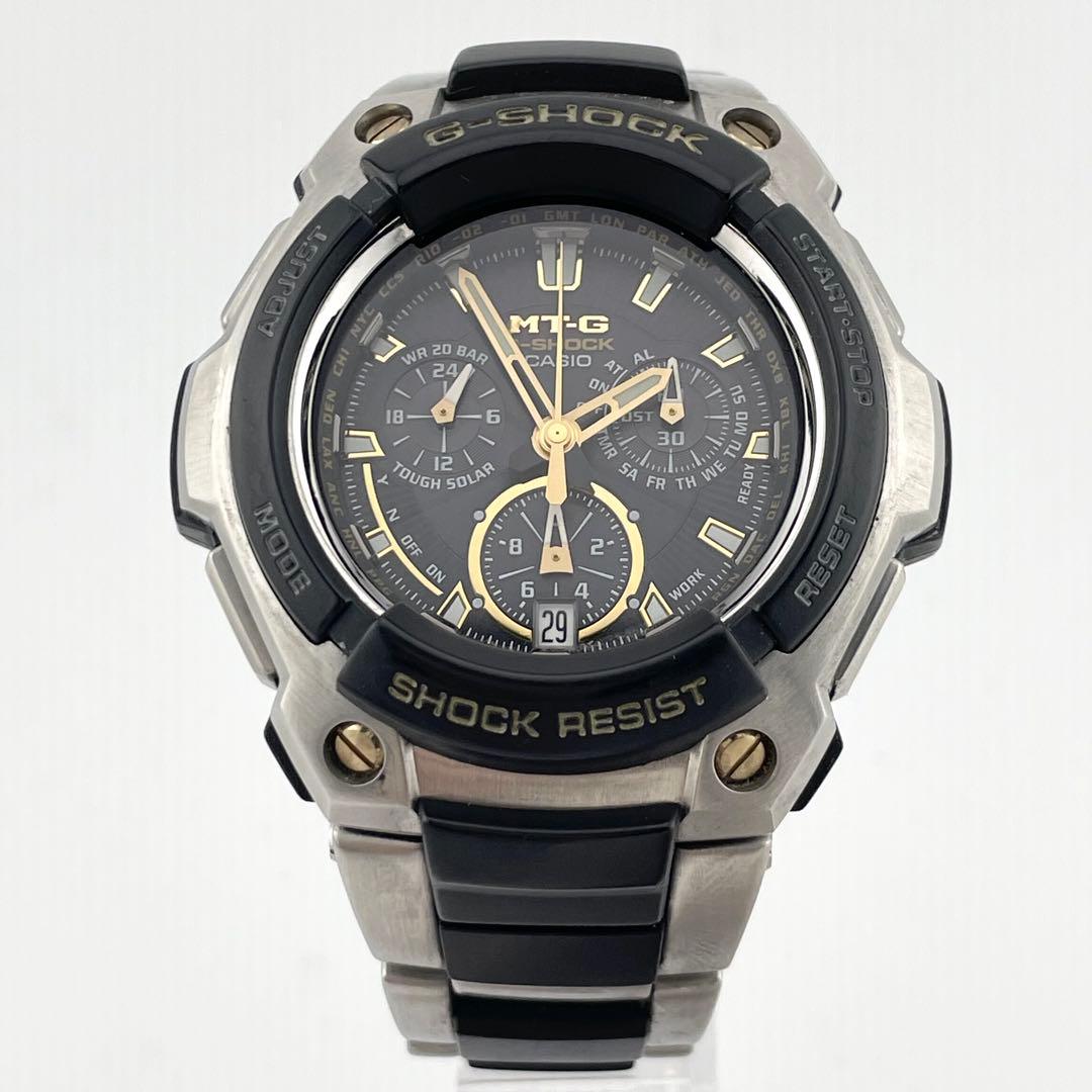 【稼働】カシオ　G-SHOCK 電波時計　腕時計　MTG-1000G メンズ