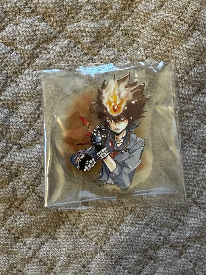 家庭教師ヒットマンREBORN！　ツナ　アクリルバッジ