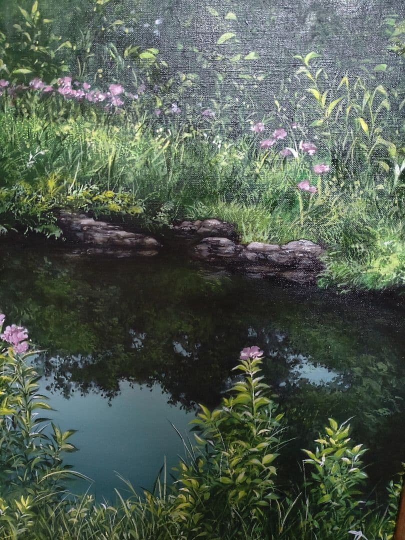 油絵【Fosest】1点物の原画/作者サイン入◆F30号キャンバス