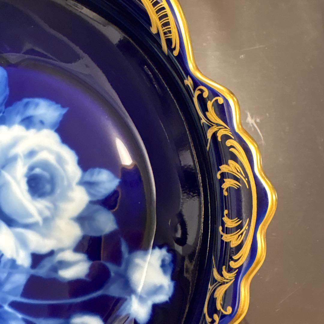 Noritake 限定版 青いバラの鉢皿