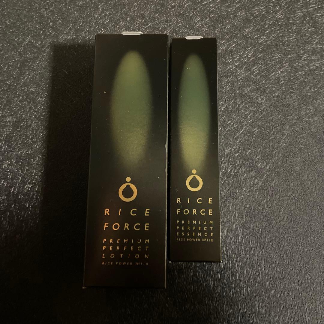 ライスフォースRICE FORCEプレミアムパーフェクトエッセンス&ローション