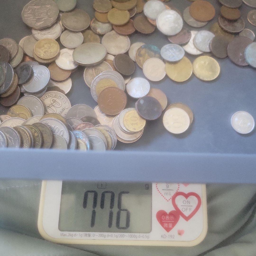 N*n様 多国籍海外古銭約7kg