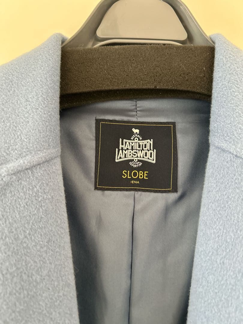 SLOBE IENA HAMILTONダブルフェイスロングチェスターコート