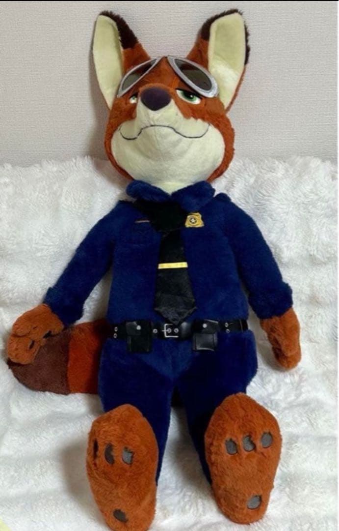 ★期間限定★ 上海ディズニー　ズートピア　ニック　ぬいぐるみ　大きい