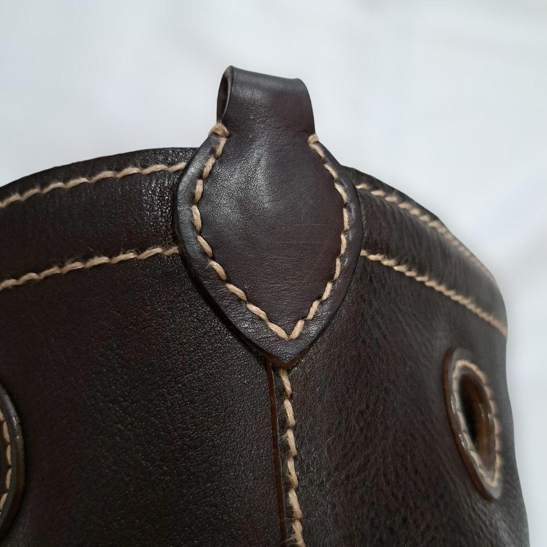 45R ハンドメイドのレザーバケツBAG ピッコロ　ショルダー　ショルダーバッグ