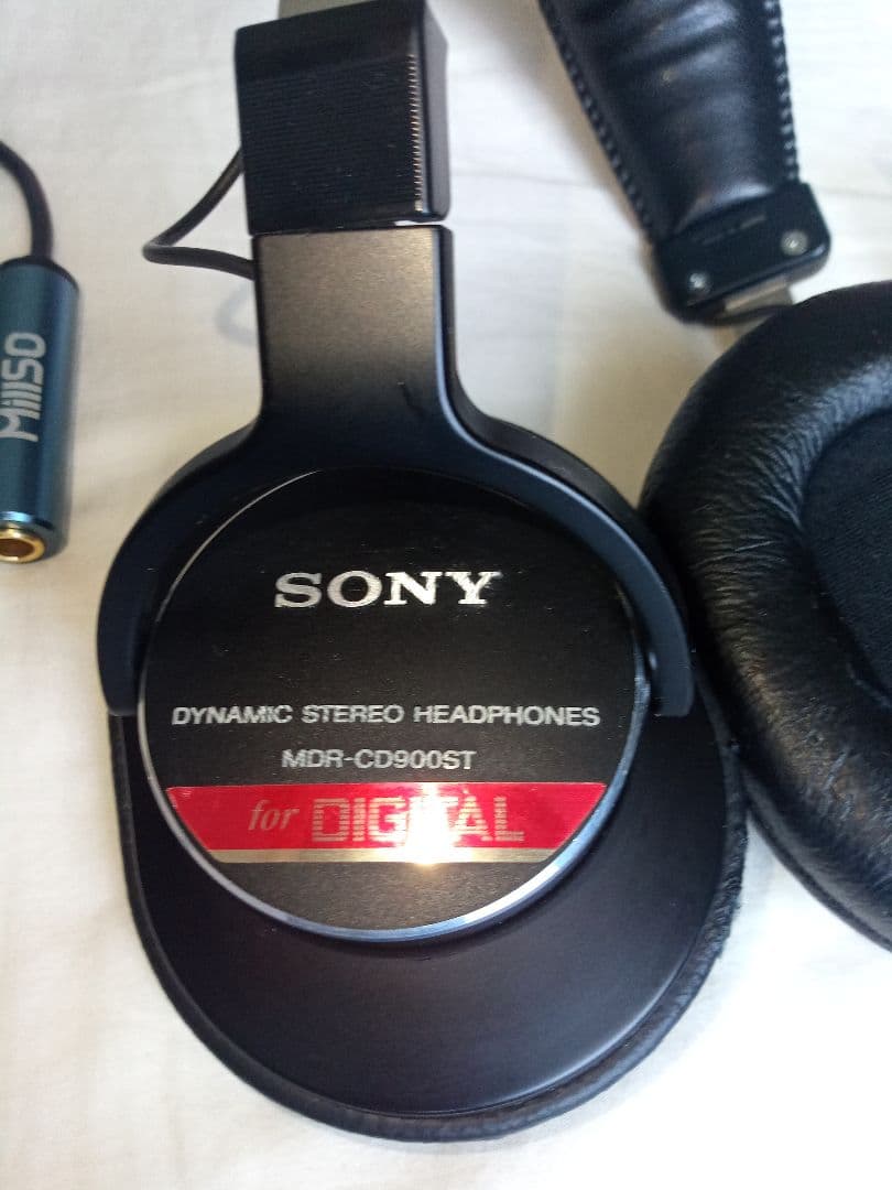 美品、ソニー、SONY MDR-CD900ST モニター用ヘッドホン