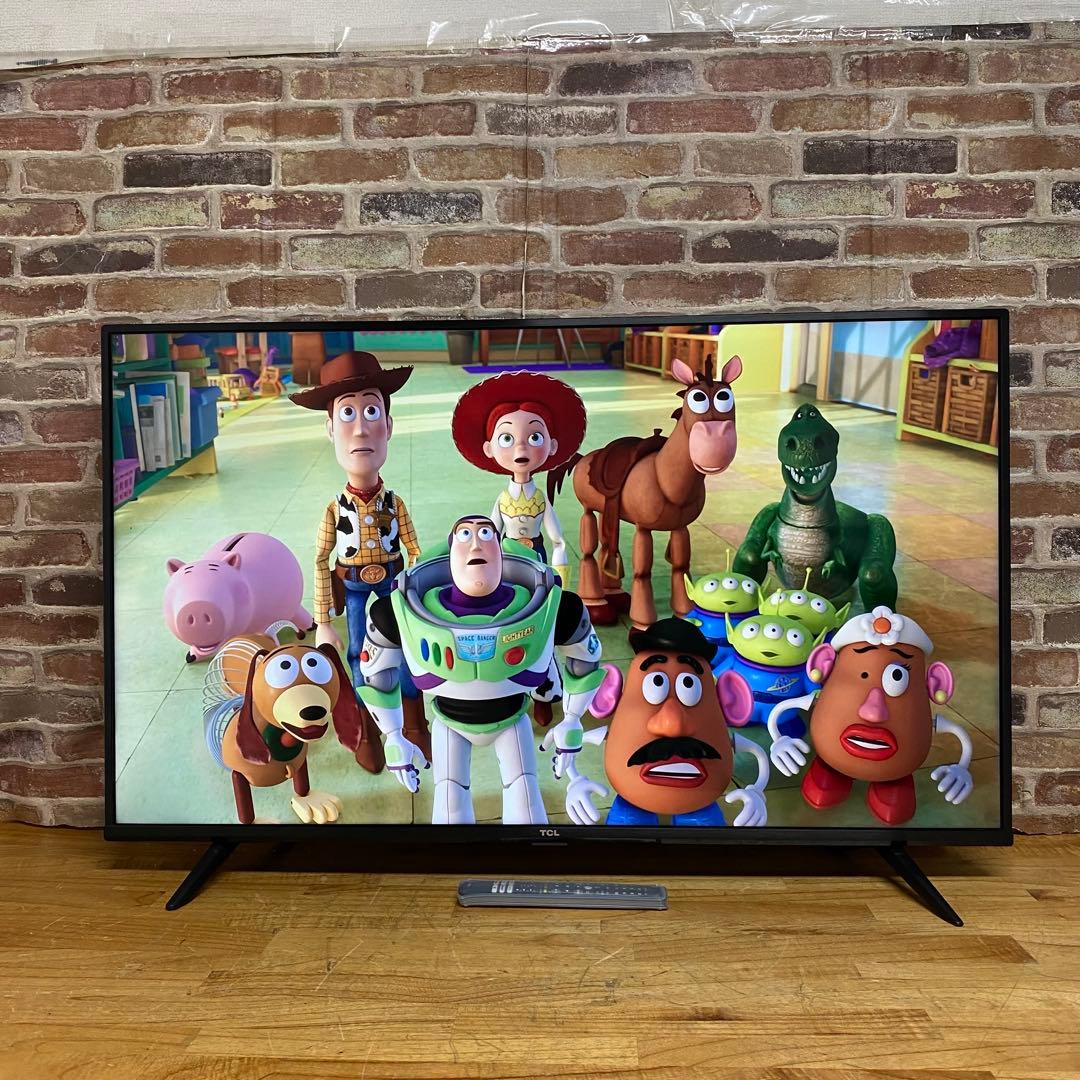 TCL 50V型 4K 液晶テレビ スマートテレビ 50P615 動画配信アプリ