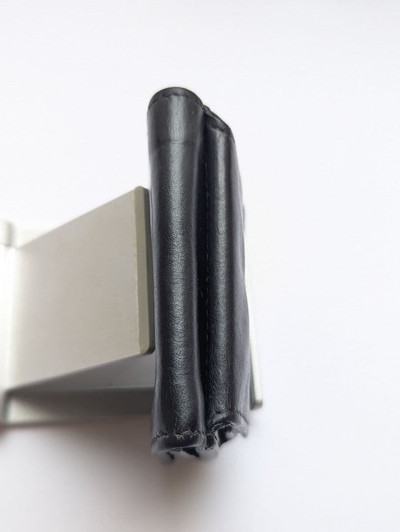 おんと0721さま専用 イルビゾンテ トリフォルドウォレット ブラック 男女兼用