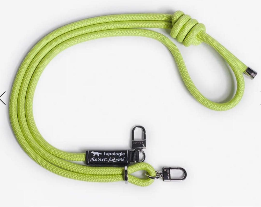 Maison KitsunéxTopologie アジャスタブルロープストラップ