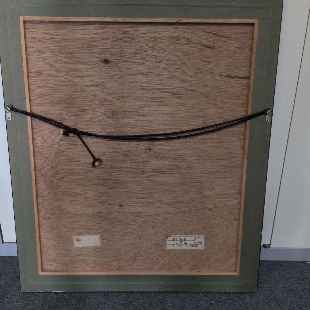 ミックジャガー ローリングストーンズ シルクスクリーン リトグラフ サイン