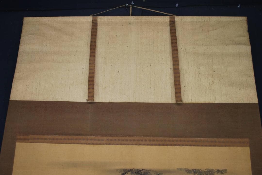 【真作】狩野祐清邦信/四賢人図/大幅/掛軸☆宝船☆Ｑ‐85　J