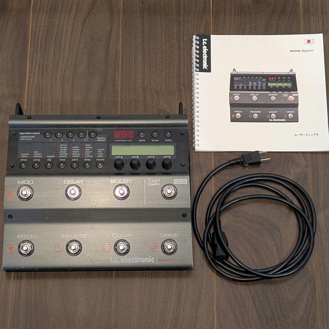 ギター t.c.electronic nova system