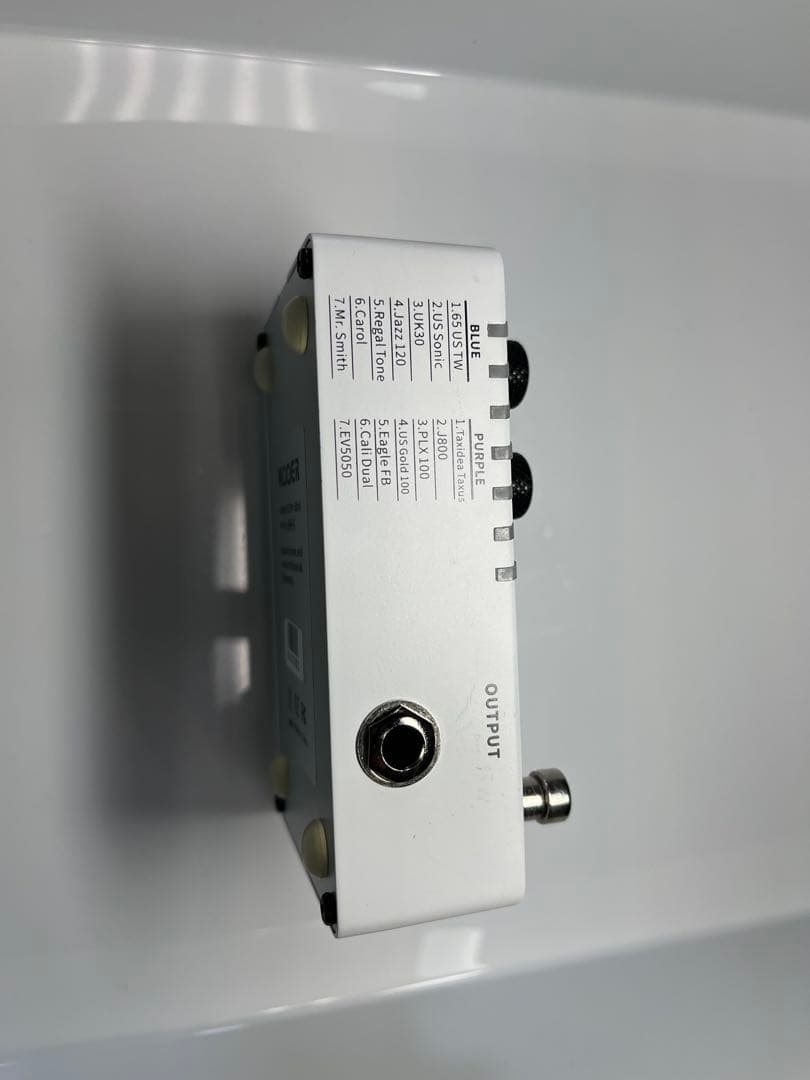 ギター　アンプシミュレータ　MOOER PREAMP MODEL X2