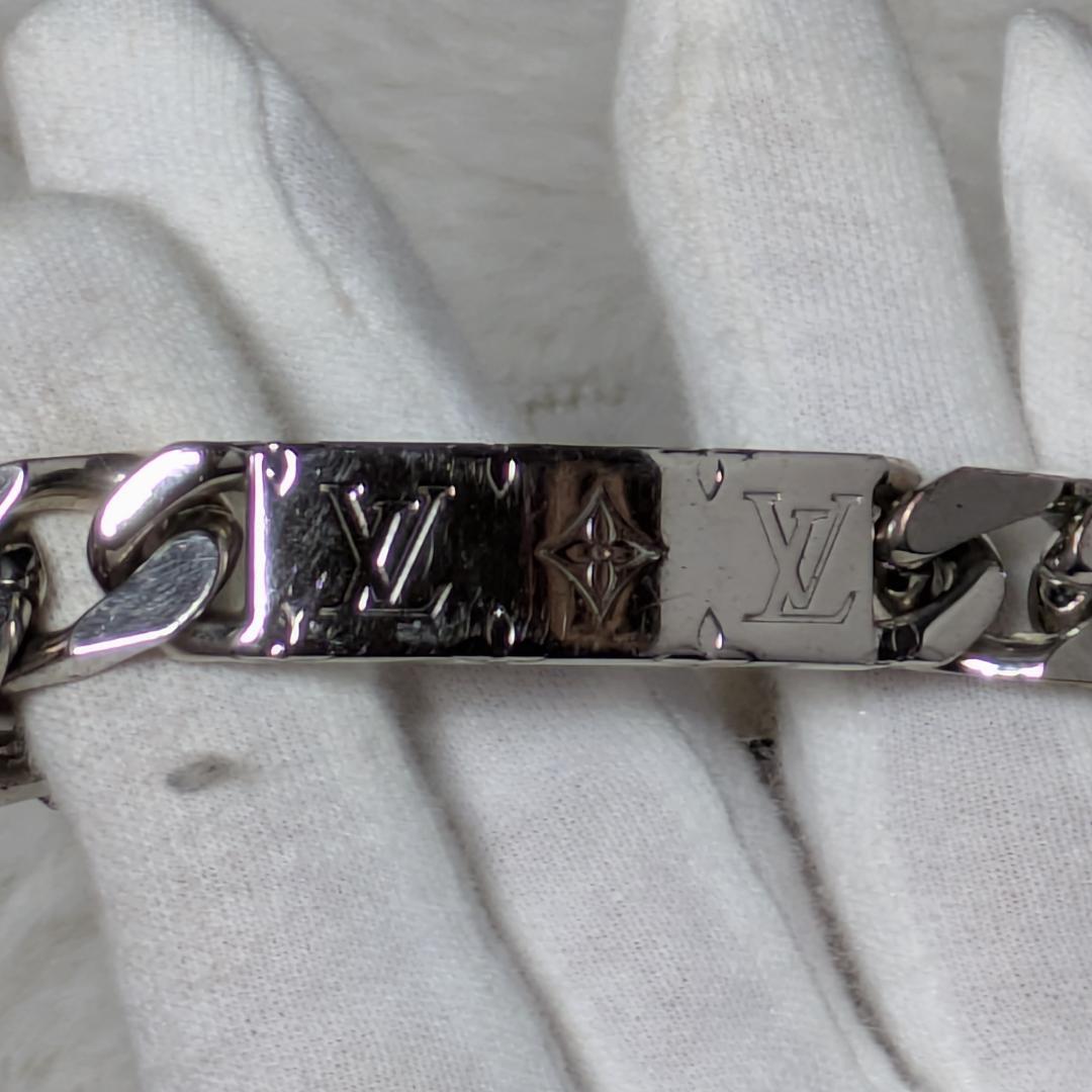 ルイヴィトン M62486　モノグラム チェーンブレスレット シルバー系