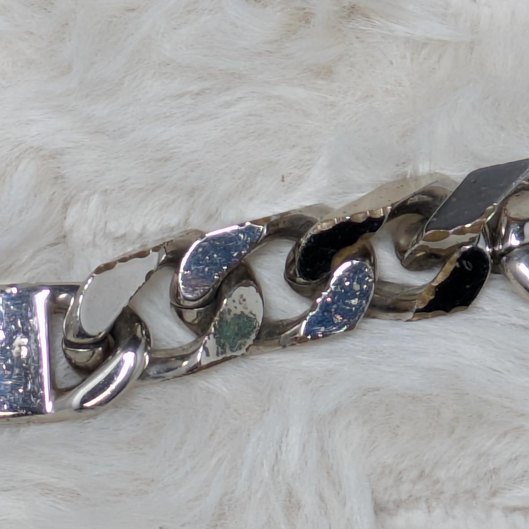 ルイヴィトン M62486　モノグラム チェーンブレスレット シルバー系