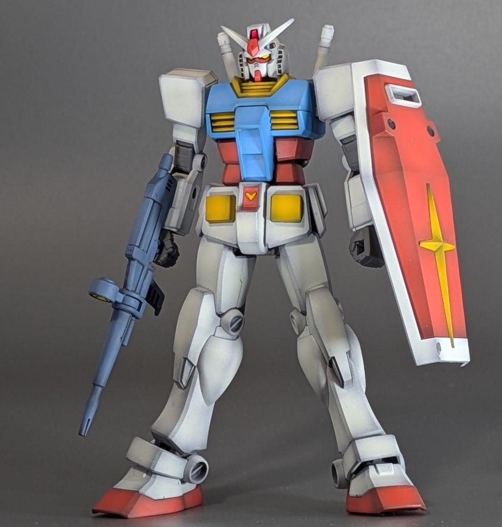【EG】全塗装RX-78ガンダム ガンプラ　ジャンク　組立済み完成品