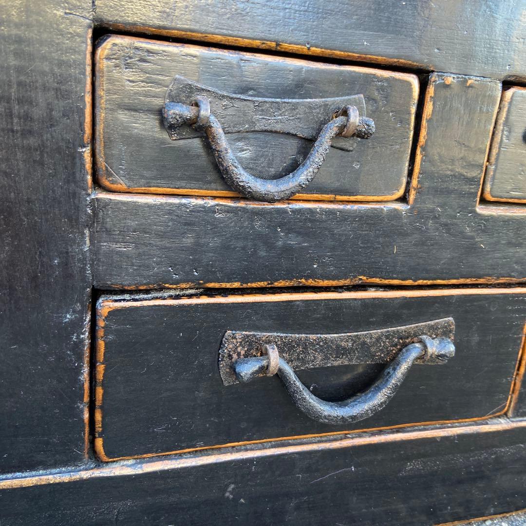 昭和レトロ　古家具　水屋箪笥　年代物　アンティーク　食器棚　カップボード