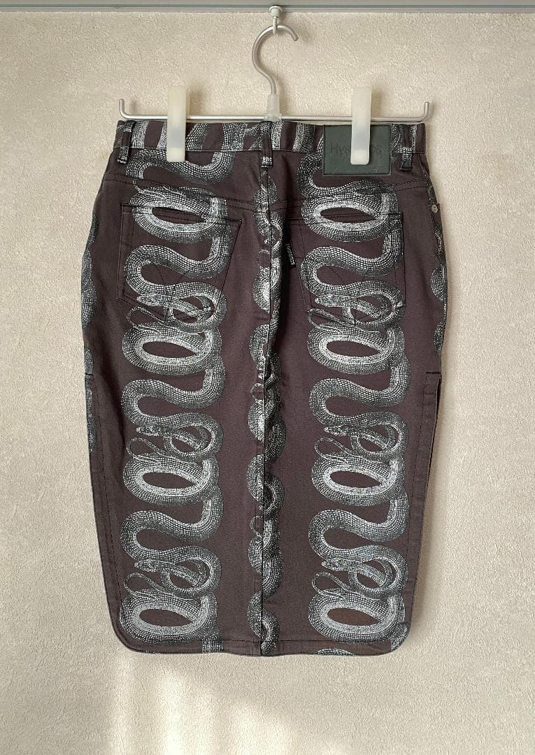 ヒステリックグラマー HYSTERICS ヒステリックス スネーク蛇柄スカート